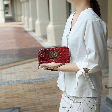 MKF Collection Lizza Croco Embossed Women's Tote by Mia K