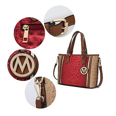 MKF Collection Lizza Croco Embossed Women's Tote by Mia K