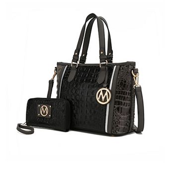 MKF Collection Lizza Croco Embossed Women's Tote by Mia K