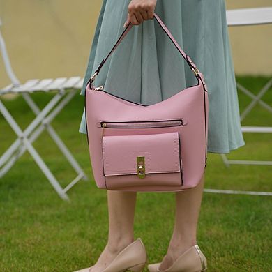 MKF Collection Clara Hobo Shoulder Bag & Wristlet Wallet by Mia K