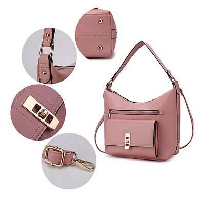 MKF Collection Clara Hobo Shoulder Bag & Wristlet Wallet by Mia K