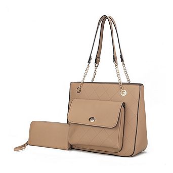 MKF Collection Jenna Women's Shoulder Bag and Wallet by Mia k - 2 pc
