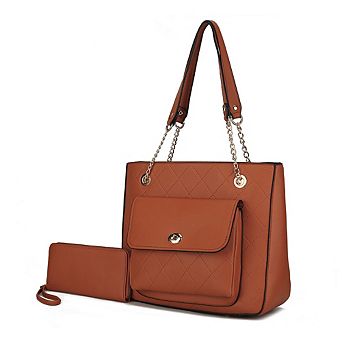 MKF Collection Jenna Women's Shoulder Bag and Wallet by Mia k - 2 pc