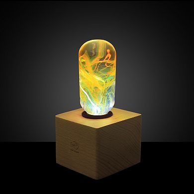 Indoor/Outdoor Handmade Resin Time Drop Resistant LED Light Bulb