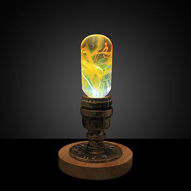 Indoor/Outdoor Handmade Resin Time Drop Resistant LED Light Bulb