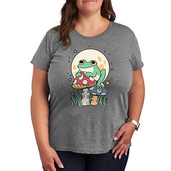 Plus Frog And Mushrooms Graphic Tee