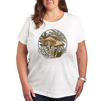 Plus Mushrooms And Snails Graphic Tee