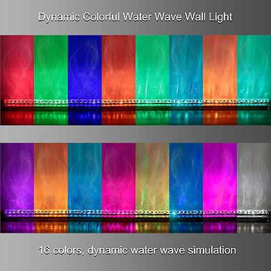 40" RGBW Ocean Wave Ripple Light