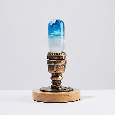 Indoor EP LIGHT Retro Blue LED Table Lamp