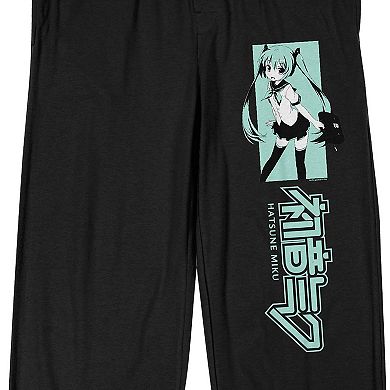 Men's Hatsune Miku Character Pajama Pants