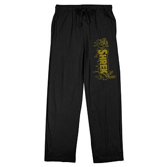 Men's Shrek Movie Logo Pajama Pants