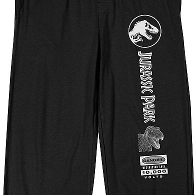 Men's Jurassic Park Logo Pajama Pants
