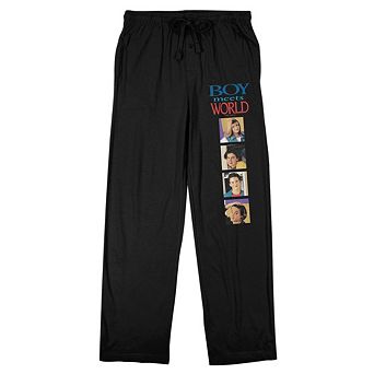 Men's Boy Meets World Character Portraits Pajama Pants