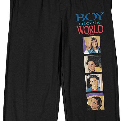 Men's Boy Meets World Character Portraits Pajama Pants
