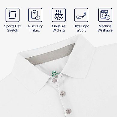 Men's Designer Short Sleeve Golf Polo Shirt - Classic-Fit