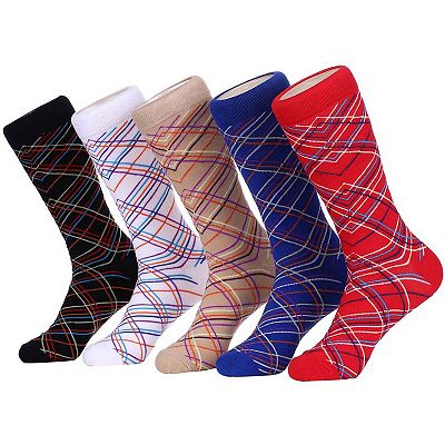 fitted lace wedding dress Men's Bold Designer Dress Socks 6 Pack– Mio Marino