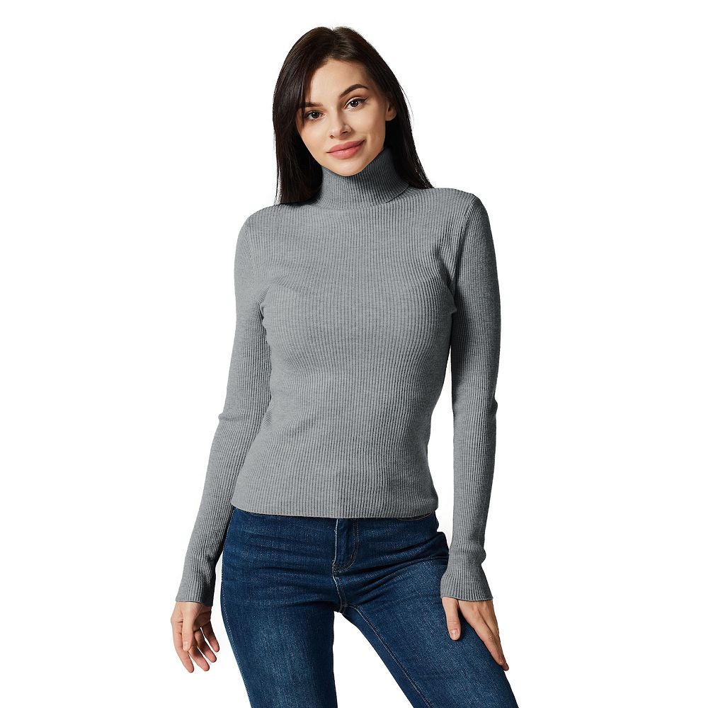 売れ筋商品|||ストイック ニット&セーター アウター レディース Relaxed Turtleneck Sweater - Women's Heather Grey Australian Merino Wool Relaxed Turtleneck Sweater Dress in