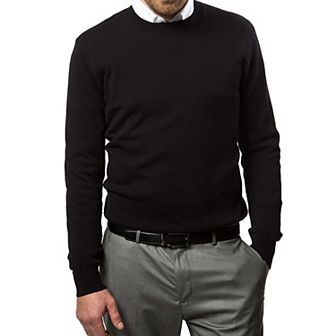 Men's Winter Crew Lightweight Pullover Sweater