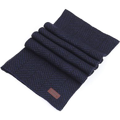 WAMSOFT Wool Winter Plaid Scarf For Men Tartan Women Fashion Thick