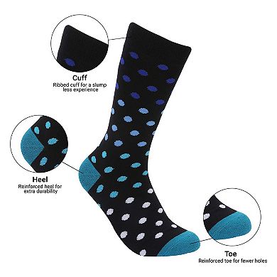 Men's Modern Collection Dress Socks 12 Pack