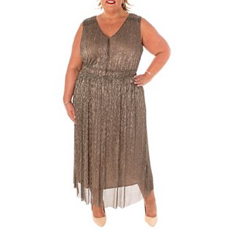 Plus Size Taylor Crinkle Maxi Dress