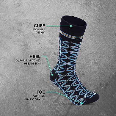 Men's Groovy Designer Dress Socks 5 Pack