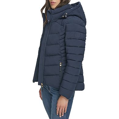 Women's Tommy Hilfiger Zip-Up Lightweight Packable Puffer Jacket