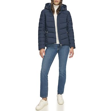 Women's Tommy Hilfiger Zip-Up Lightweight Packable Puffer Jacket