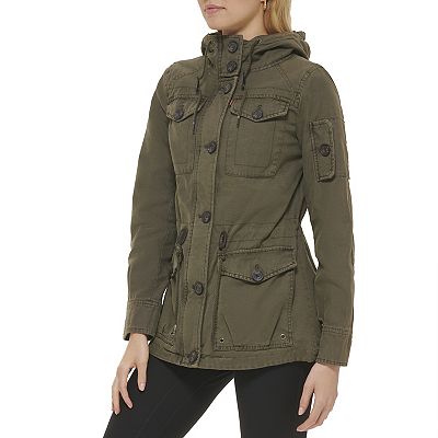 Women s Levi s Hooded Cotton Anorak Jacket