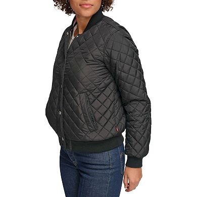 Women's Levi's® Quilted Sherpa Diamond Bomber Jacket