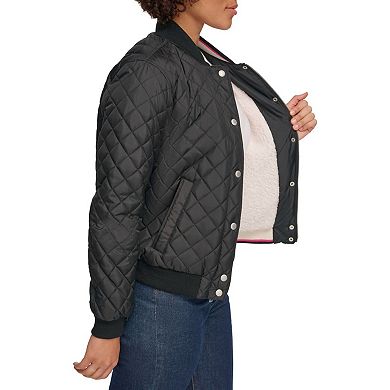 Women's Levi's® Quilted Sherpa Diamond Bomber Jacket