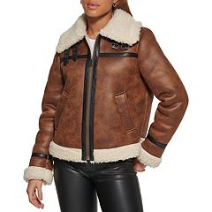 Kohls womens hotsell leather coats