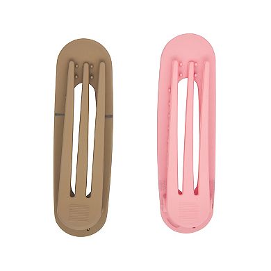 Tan & Blush 2-Pack Hair Clip Set