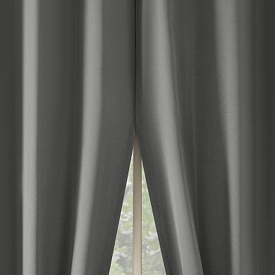 No. 918 Brandon Magnetic Closure Grommet Room Darkening 2 Curtain Panels