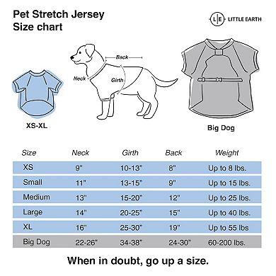 NCAA Ohio State Buckeyes Pet Stretch Jersey by Little Earth