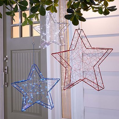 Celebrate Together Americana LED Stars Hanging Decor