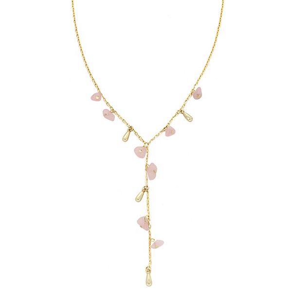 PANNEE BY PANACEA Gold Tone Simulated Crystal Charm Y-Necklace