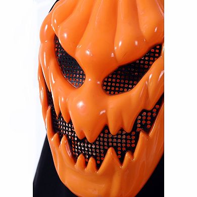 Halloween Party Pumpkin Horror Mask Plastic Three-dimensional Ghost Festival Simulation Head Suit.