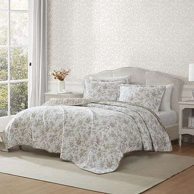 Laura Ashley Walled Garden Medium Weight Quilt Set
