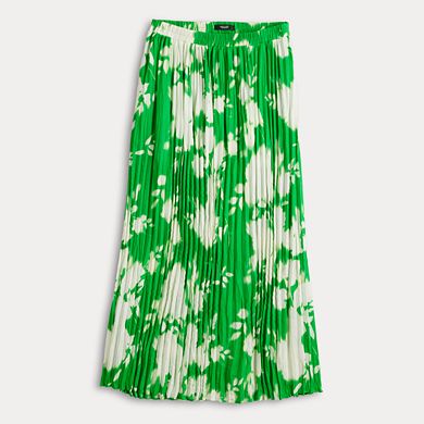 Petite Simply Vera Vera Wang Crinkle Maxi Skirt