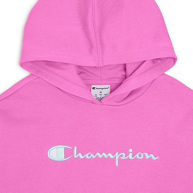 Girls 7-16 Champion® Signature Fleece Logo Graphic Hoodie