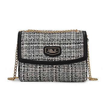 MKF Collection Mackenzie Tweed Women's Crossbody Shoulder Bag by Mia K