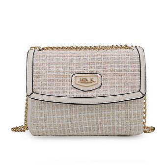 MKF Collection Mackenzie Tweed Women's Crossbody Shoulder Bag by Mia K