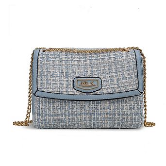 MKF Collection Mackenzie Tweed Women's Crossbody Shoulder Bag by Mia K