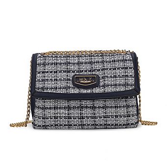 MKF Collection Mackenzie Tweed Women's Crossbody Shoulder Bag by Mia K