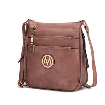 MKF Collection Salome Women's Large Expandable Multicompartment Crossbody Bag by Mia K