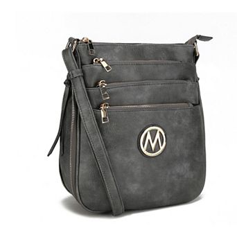 MKF Collection Salome Women's Large Expandable Multicompartment Crossbody Bag by Mia K
