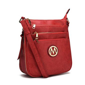 MKF Collection Salome Women's Large Expandable Multicompartment Crossbody Bag by Mia K