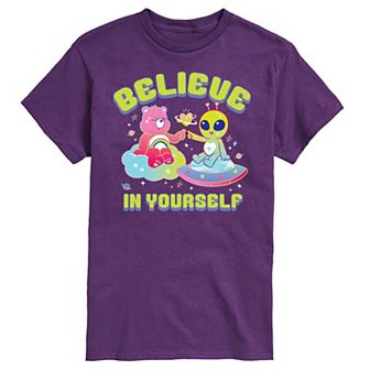 Men's Care Bears Believe In Yourself Graphic Tee