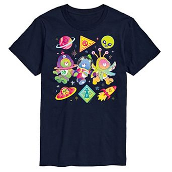 Men's Care Bears Space Grid Graphic Tee